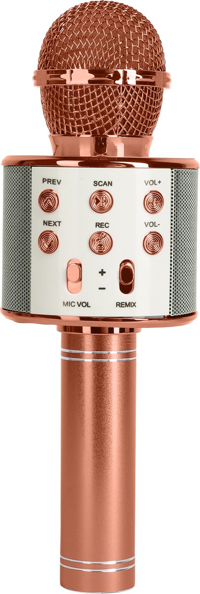 Zoem - Karaoke Microfoon Roze - Draadloos - Bluetooth verbinding - Zingen - Oplaadbaar - Feest - Cadeau