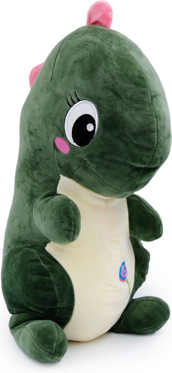 Zoem - Knuffel - Dinosaurus 50 cm - Groen - Knuffels
