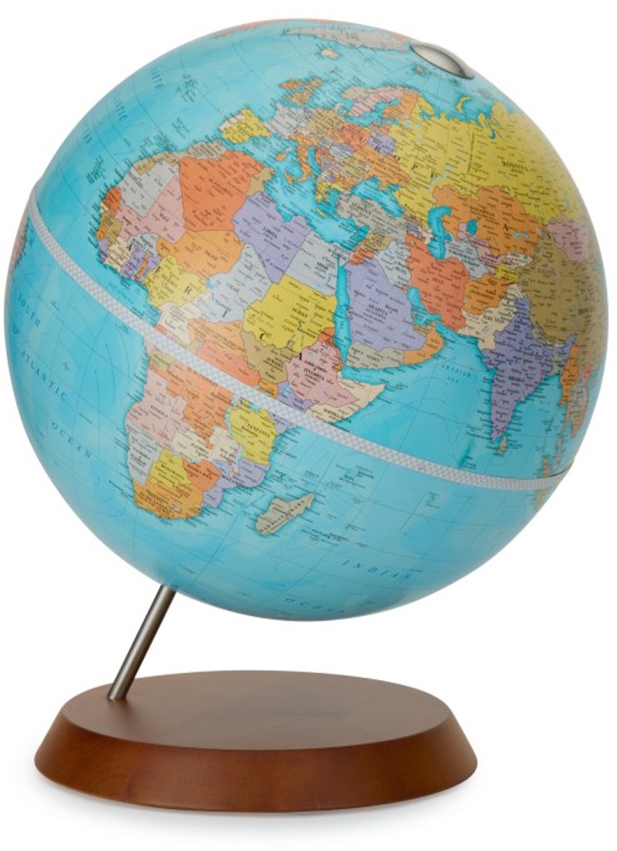 MAPPAMONDO LUME ILL. AQUAMARINA DIAM 33 CM ZOFFOLI BLUE