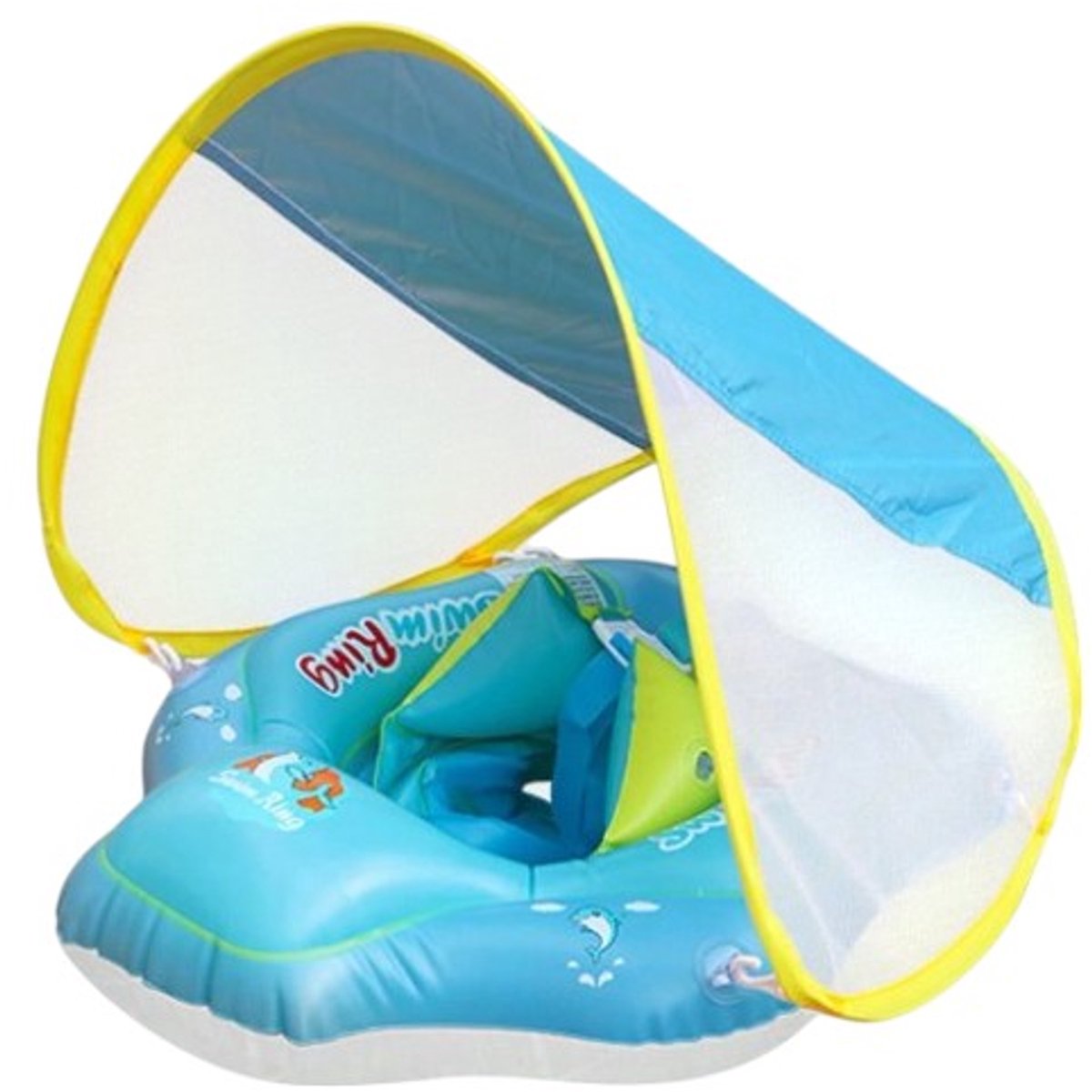 S&E Opblaasbare Zwemring met Zonnescherm