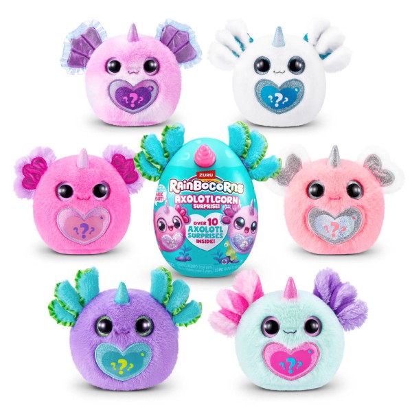 Rainbocorns Sparkle Heart Axolotlcorn