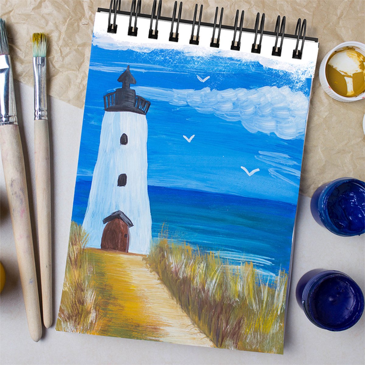 Schetsboek Oxford A5 40vel 225gr spiraal