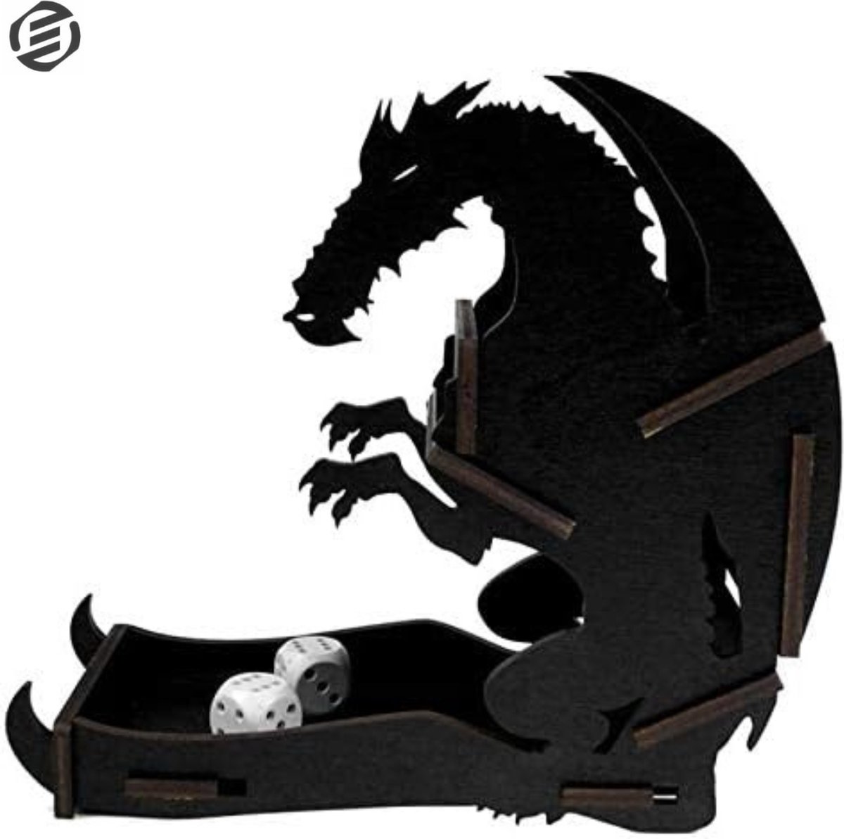 Equivera Dice Tower - Dice Tray - Dobbeltoren - Dobbelsteen Toren - Geschikt Voor Dobbelspellen - Geschikt Voor Dungeons and Dragons