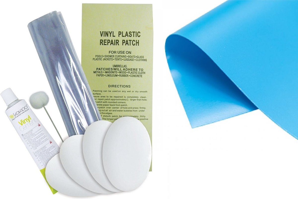 Zwembad Plakset met Blauwe Folie