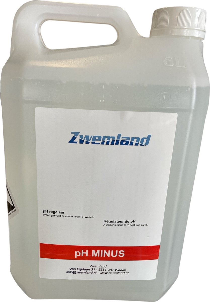 Zwemland Ph min 5 liter - Vloeibaar