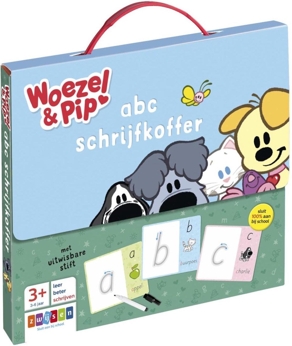 Woezel & Pip - Woezel & Pip abc schrijfkoffer