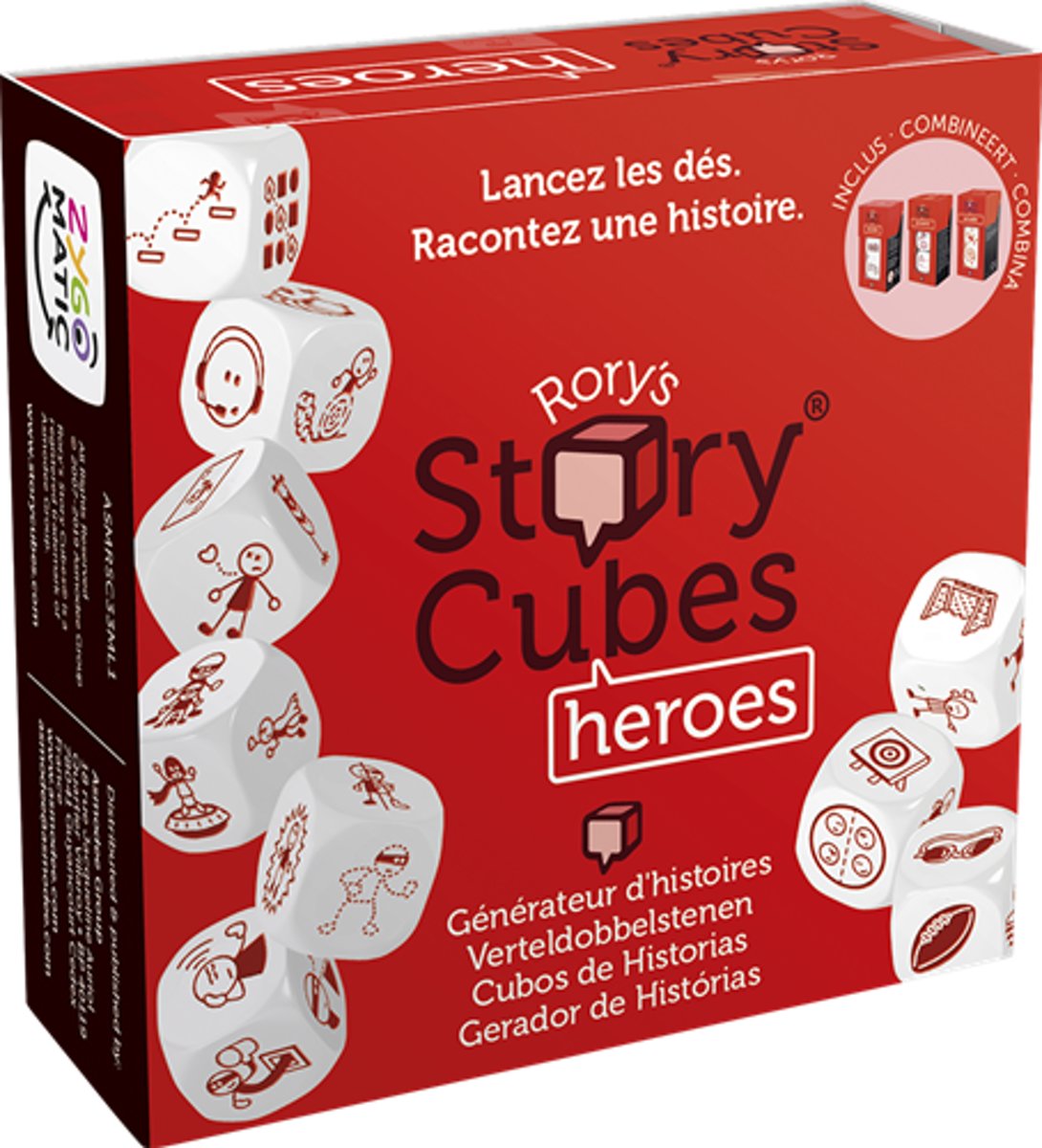 Rorys Story Cubes Heroes - Dobbelspel