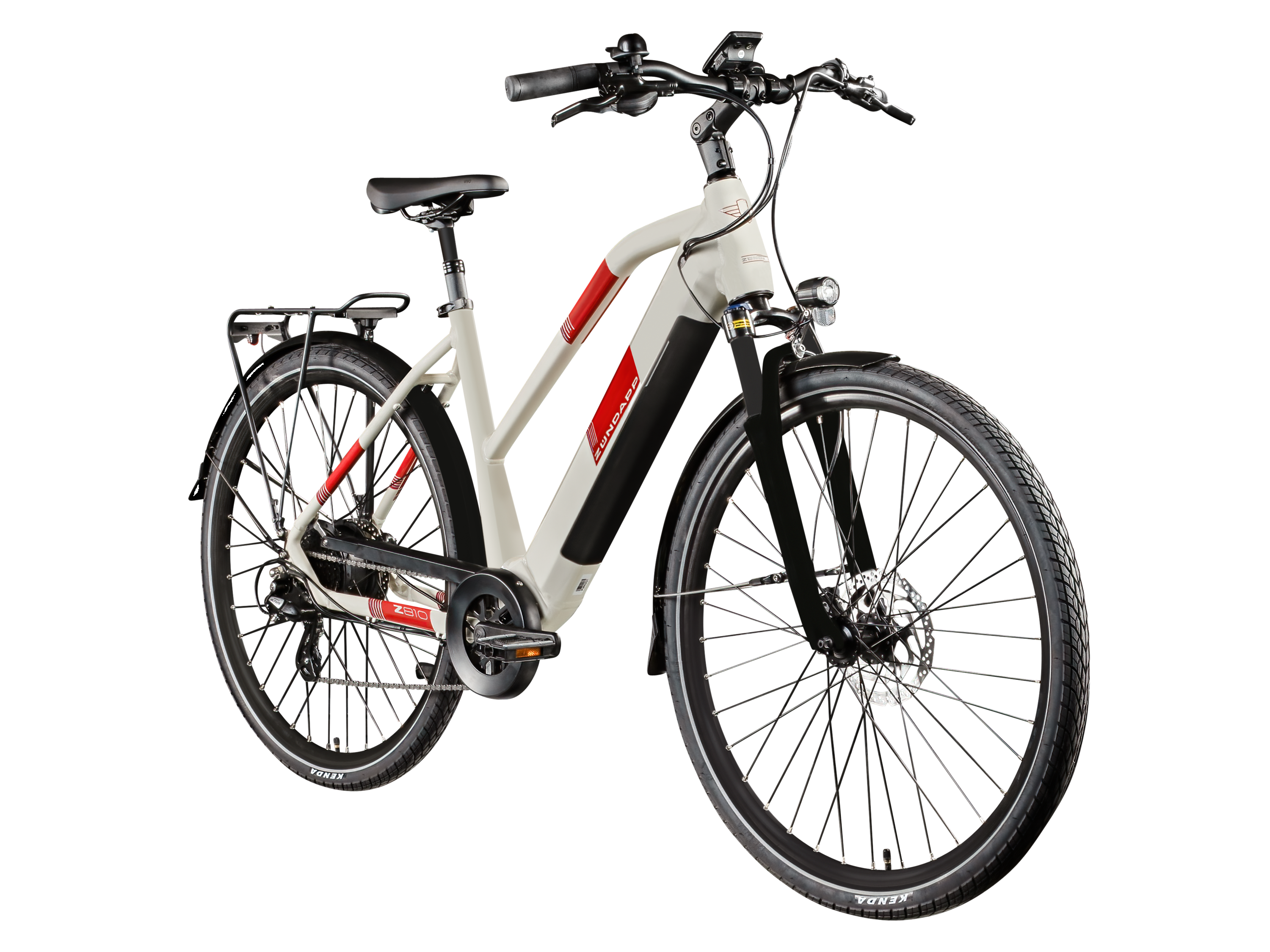 Zündapp Elektrische fiets trekking Z810 700c (Dames, antiek wit)