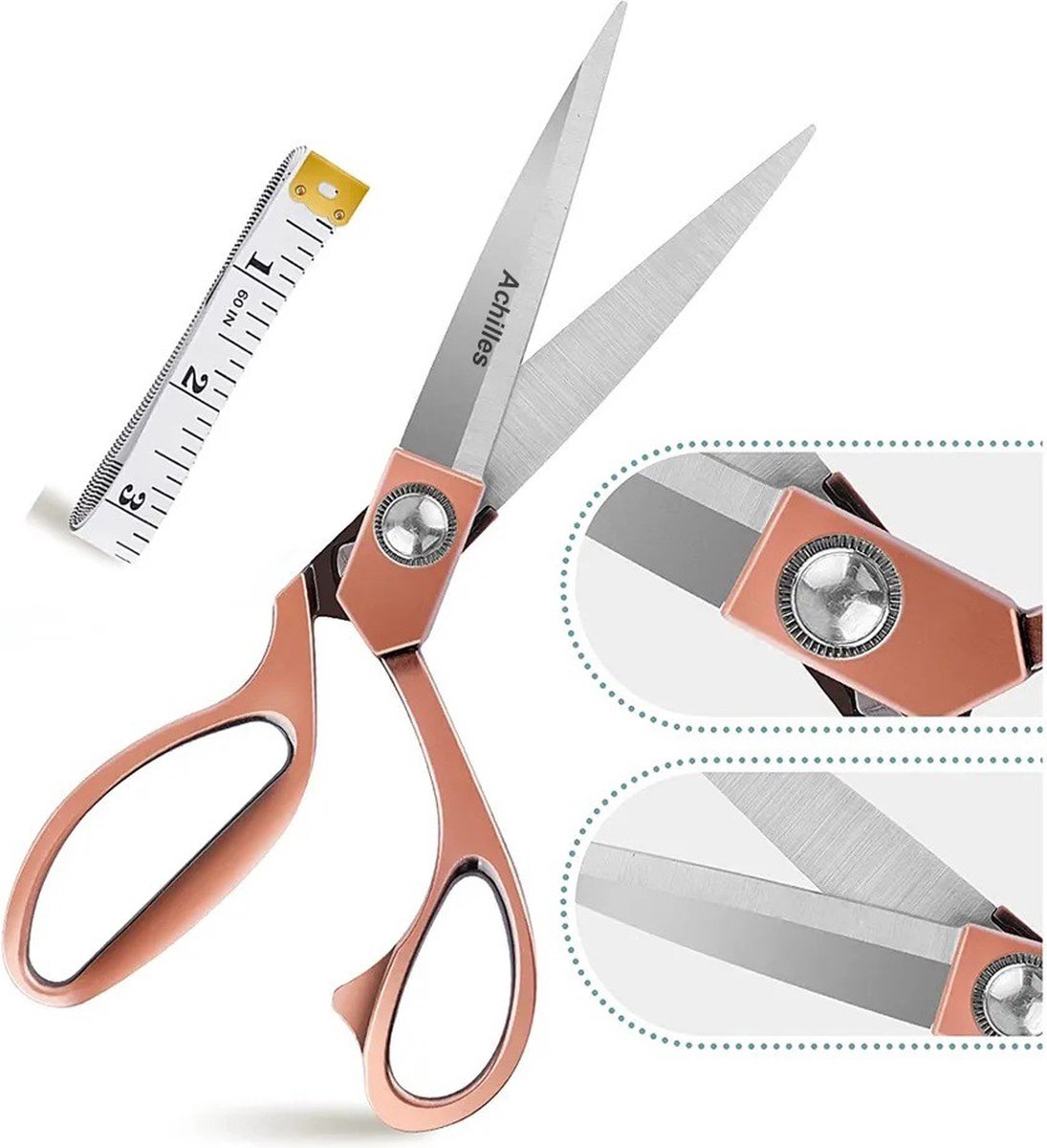 Achilles Premium Kleermakersschaar 29 CM - Extra sterke uitvoering - Stoffenschaar - Textielschaar