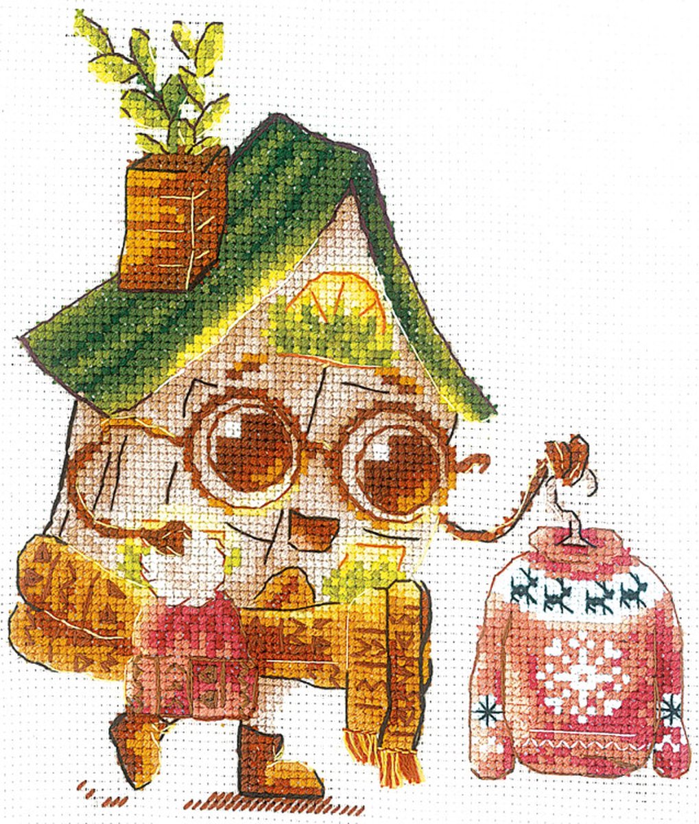 Borduurpakket Andriana - HOUSE. FANCY. (Huis: Fashionista) - telpatroon om zelf te borduren