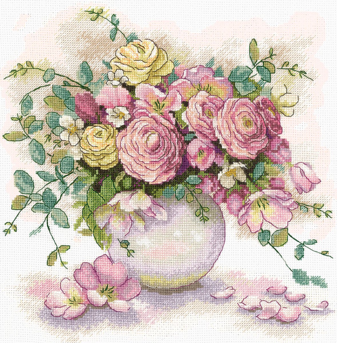 Kruissteekpakket Summer Symphony 23,5 x 23 ,5 CM