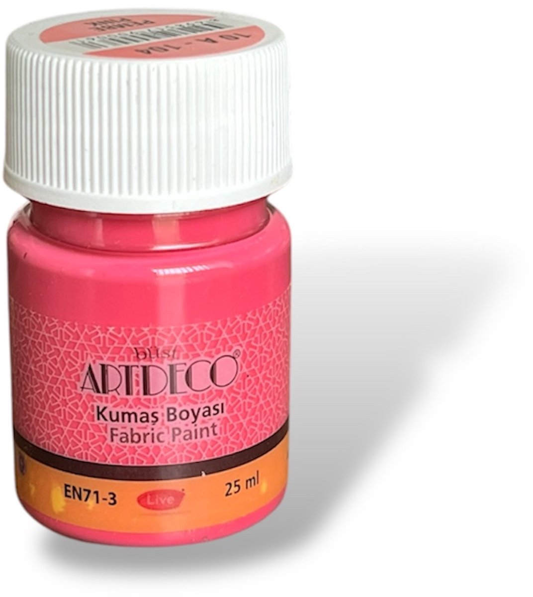 Textielverf 25ml – Wasbare Stoffenverf voor Kleding & Accessoires – Ideaal voor DIY, T-Shirts, Katoen, Canvas – roos