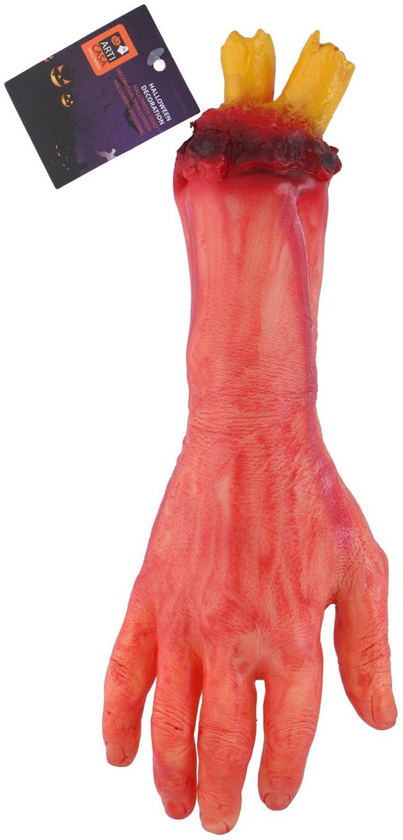 ARTICASA - Nep hand - Afgehakte hand - Halloween decoratie - 32 cm