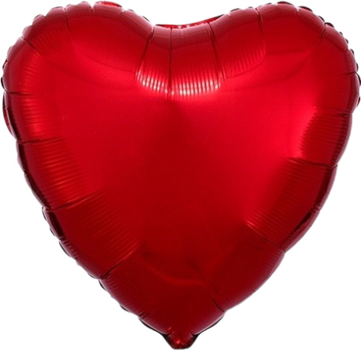 Folieballon - hart - roze of rood - 32x32x17cm