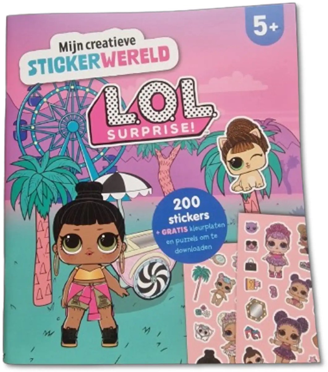 LOL Surprise Sticker Wereld met 200 herbruikbare stickers