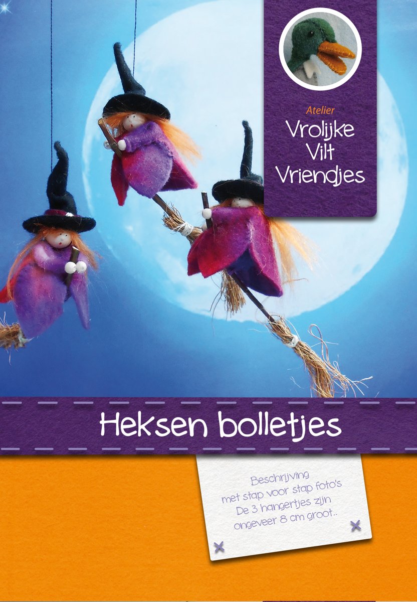 DIY wolvilt pakket: Heksen bolletjes
