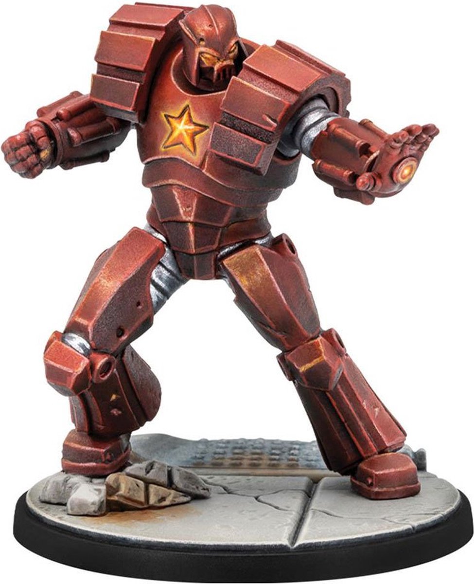 Atomic Mass Games Mcp: Crimson Dynamo & Darkstar (engels) Figuur Veelkleurig