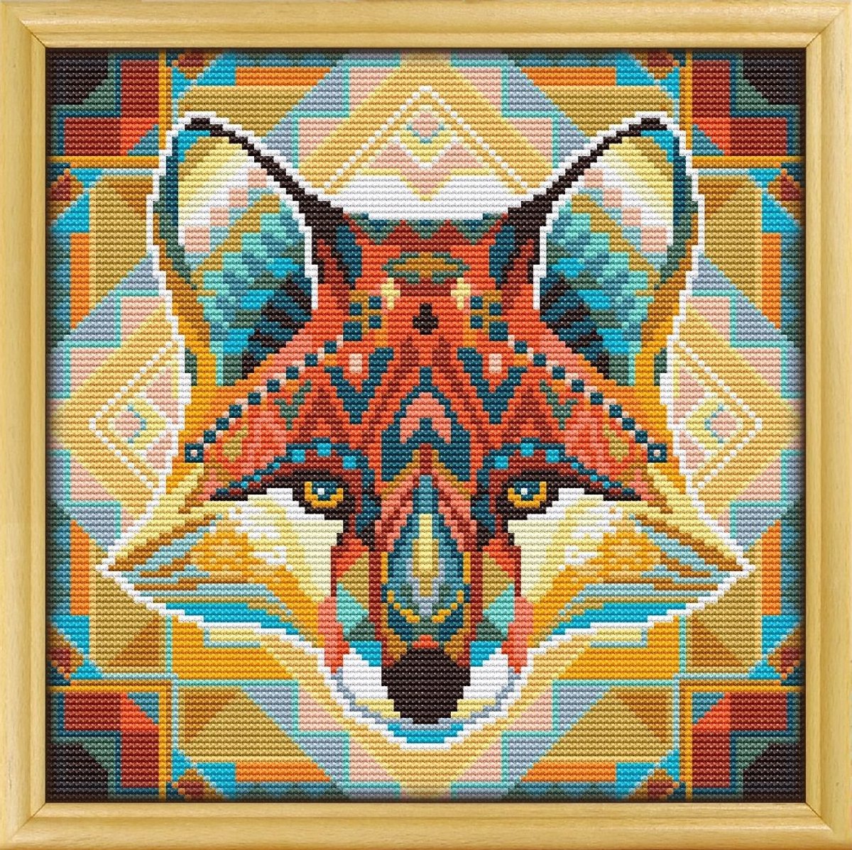 Borduurpakket Mandala Vos - 167-1 - Awesome Pattern Studio