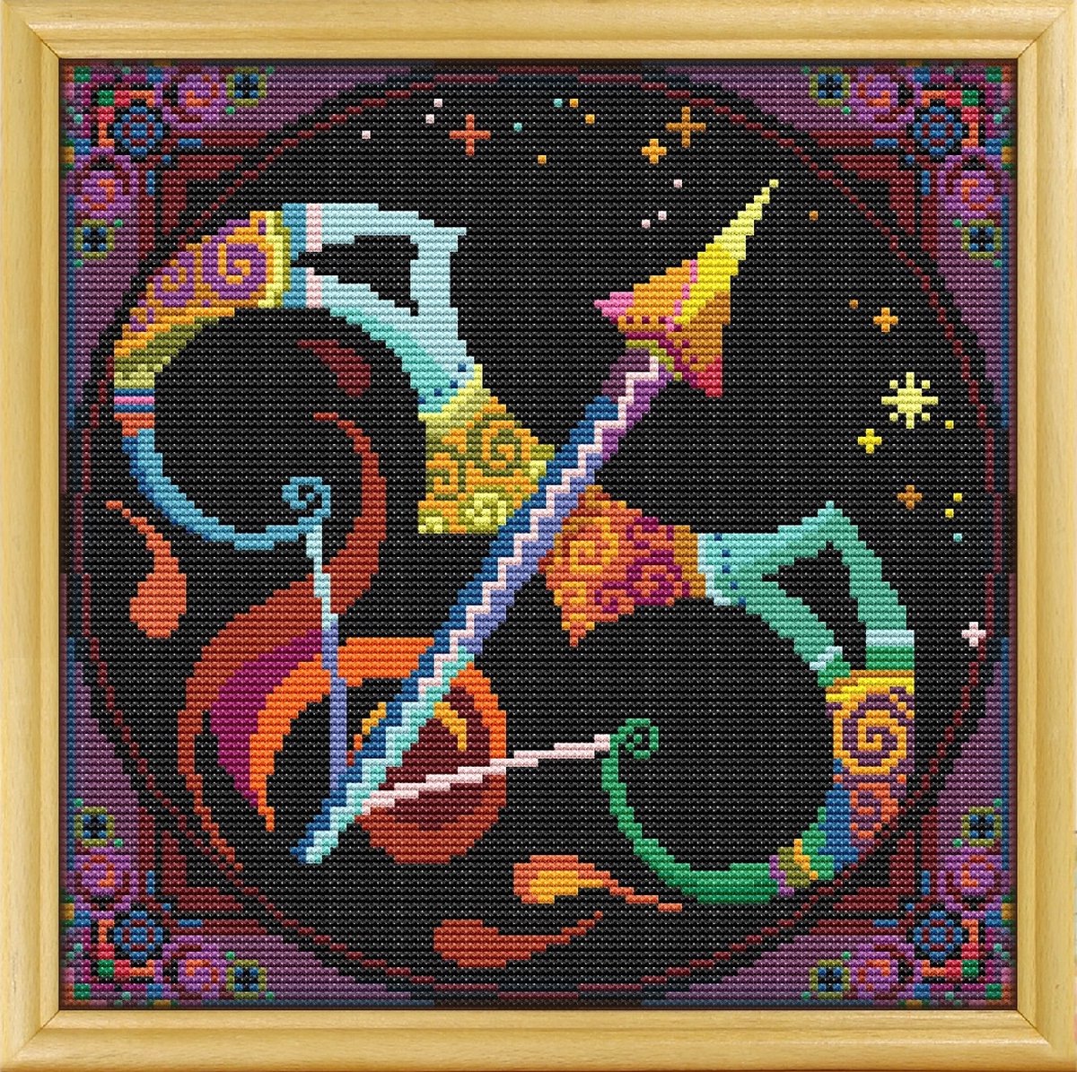 Borduurpakket Sterrenbeeld BOOGSCHUTTER - Full Size - APS - telpatroon