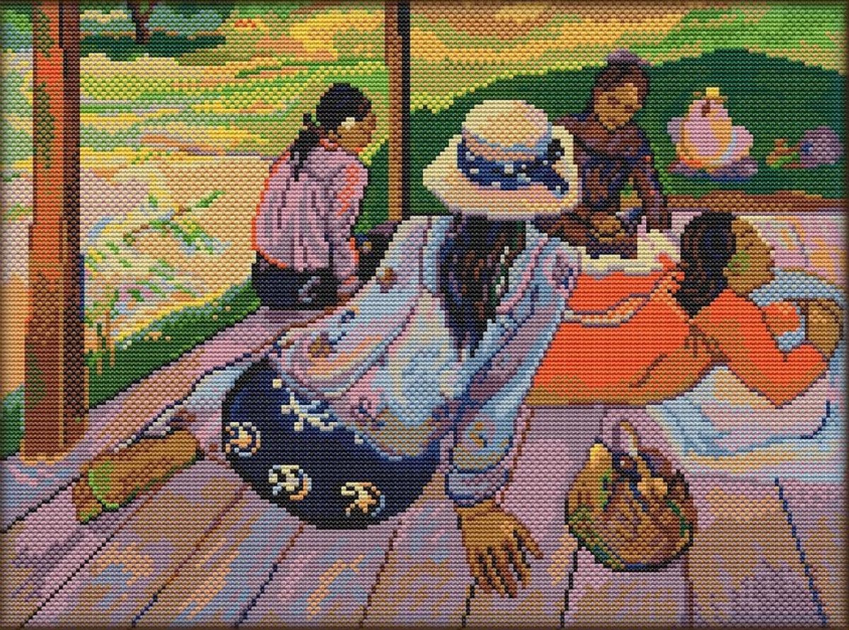 Borduurpakket The Siesta - Paul Gauguin - 2936 - APS