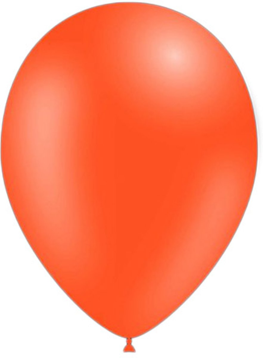 100 stuks - Feestballonnen oranje 26 cm pastel professionele kwaliteit