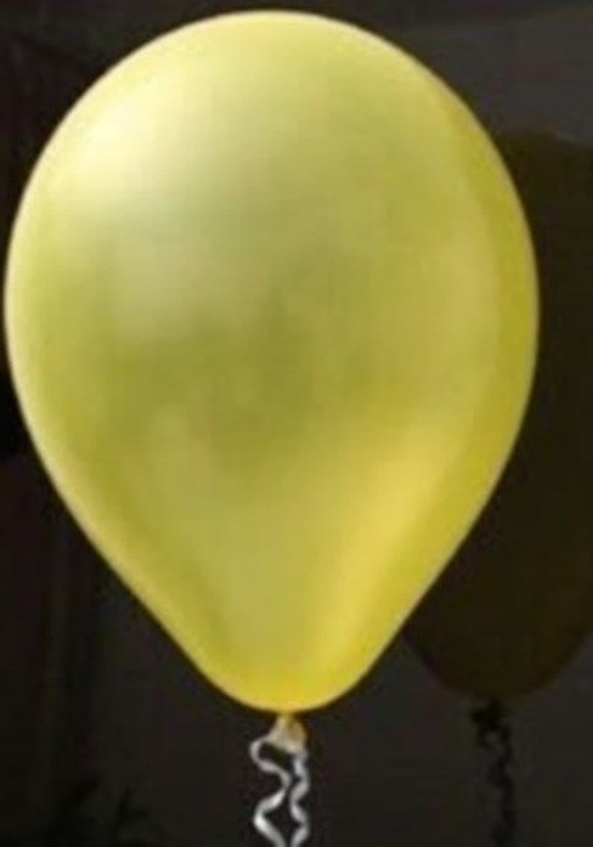 25 stuks Gele parelmoer metallic ballon 30 cm hoge kwaliteit