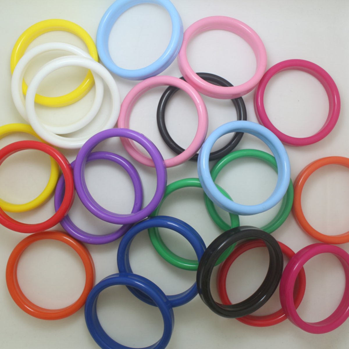 Ballon gewicht in de vorm van een ring, verschillende kleuren per 100 stuks