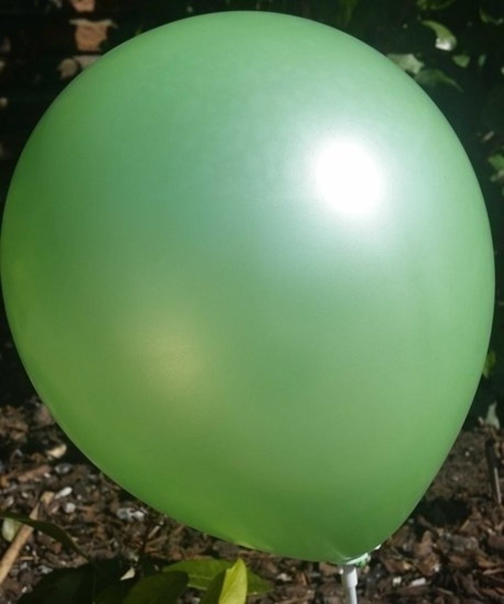 ballonnenparade Voordeelpak 100 stuks Donker groene parelmoer metallic ballon 30 cm hoge kwaliteit