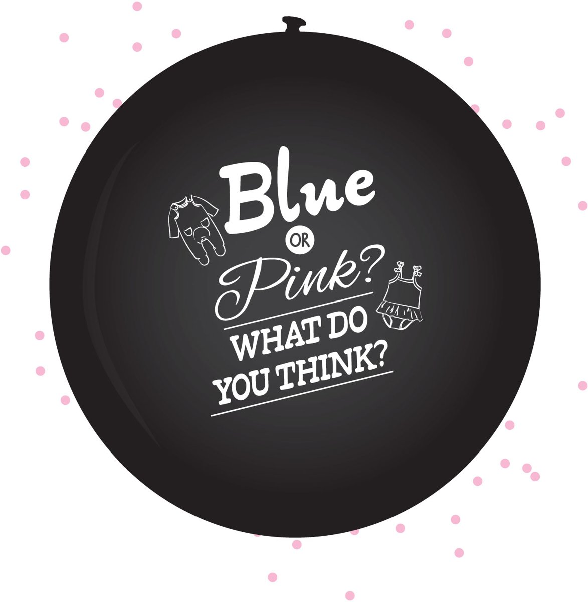 ballon Blue or Pink