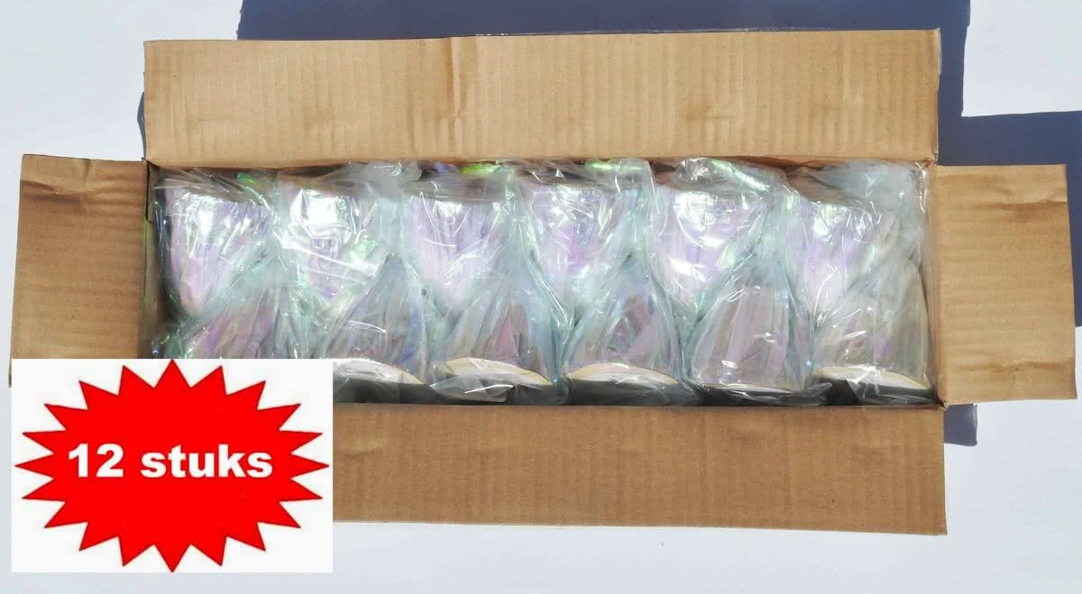 ballon gewichtje 160 gr iridescent 12 stuks
