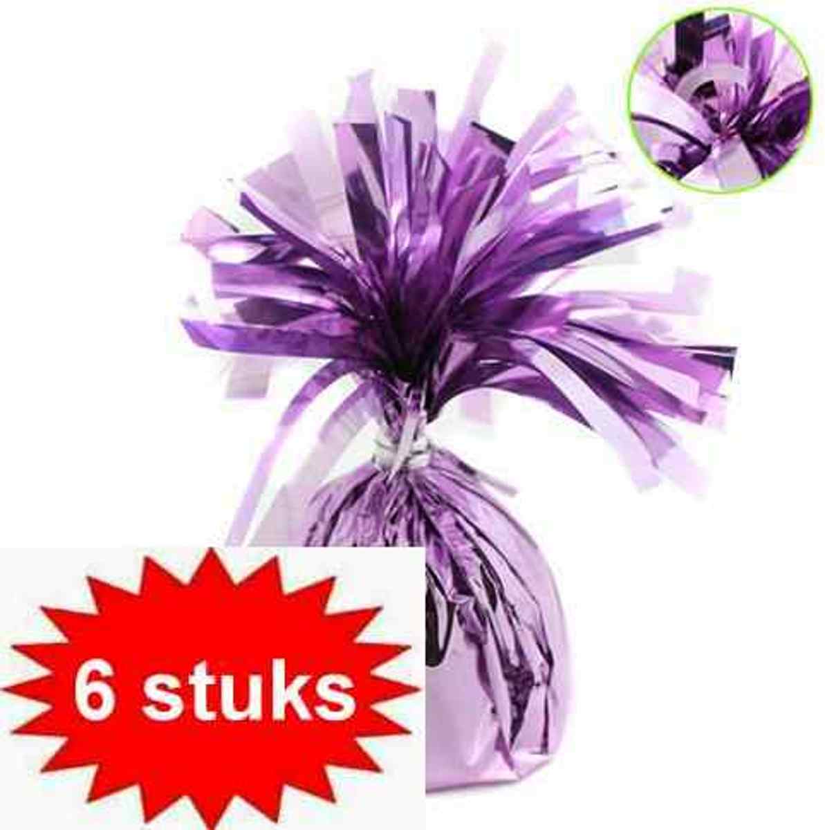 ballon gewichtje 170 gr rose 6 stuks