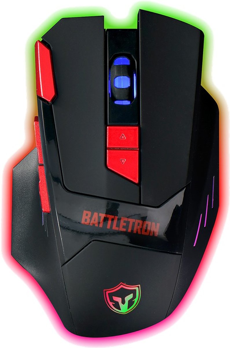 Battletron USB Optische Game/Gaming Muis | 8 Knoppen Instelbare DPI