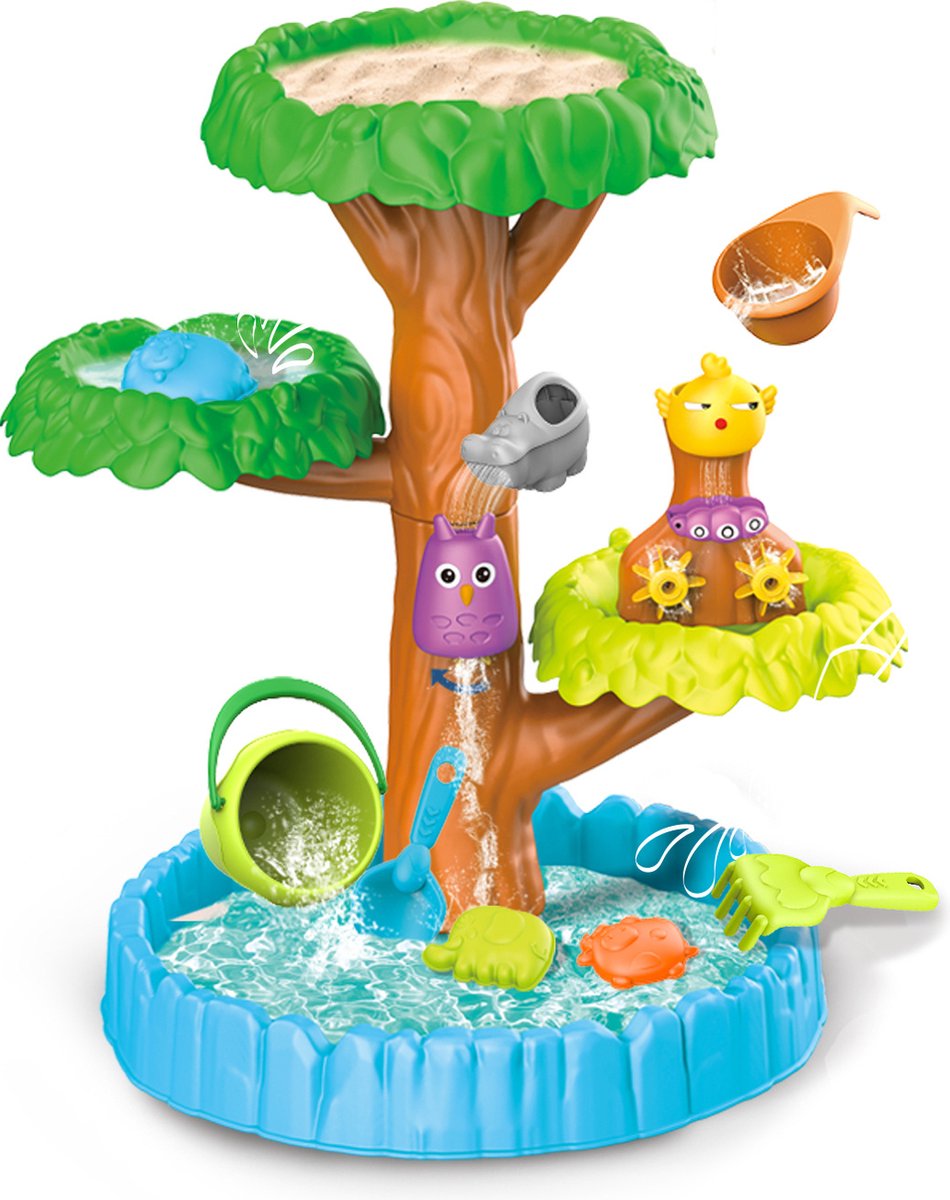 Beach Toys Zand- En Watertafel Met Accessoires 16-delig