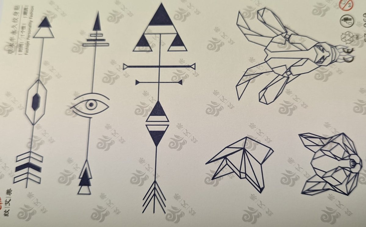 Semi-permanente tatoeage - Bijna original - Makkelijk in gebruik - Kool - Sexy - Waterbestendig - Mooie ontwerpen - Natuurlijk Veganistisch - Niet-toxisch – Duur tot 10 a 15 dagen - Door idereen te gebruiken.- 55