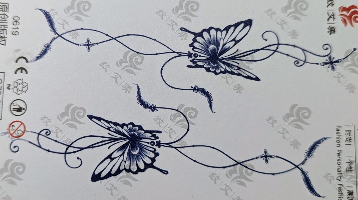 Semi-permanente tatoeage - Bijna original - Makkelijk in gebruik - Kool - Sexy - Waterbestendig - Mooie ontwerpen - Natuurlijk Veganistisch - Niet-toxisch – Duur tot 10 a 15 dagen - Door idereen te gebruiken.- A19