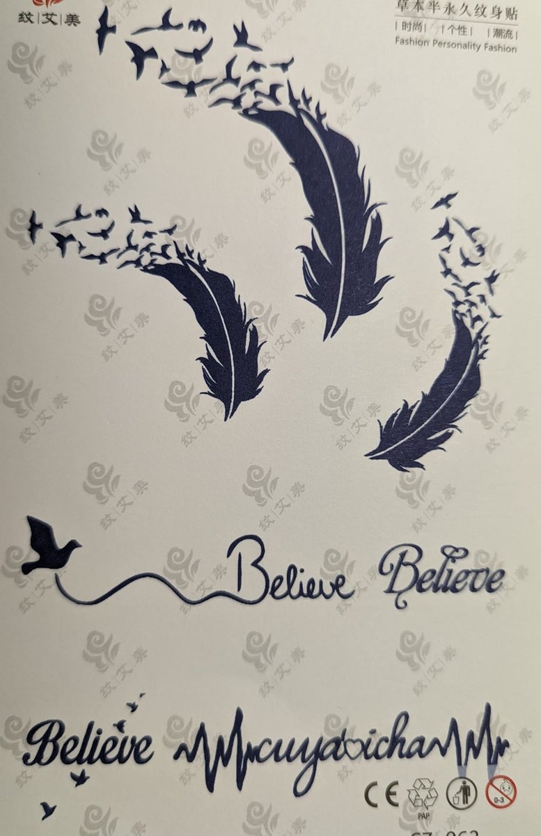 Semi-permanente tatoeage - Bijna original - Makkelijk in gebruik - Kool - Sexy - Waterbestendig - Mooie ontwerpen - Natuurlijk Veganistisch - Niet-toxisch – Duur tot 10 a 15 dagen - Door idereen te gebruiken.-XX