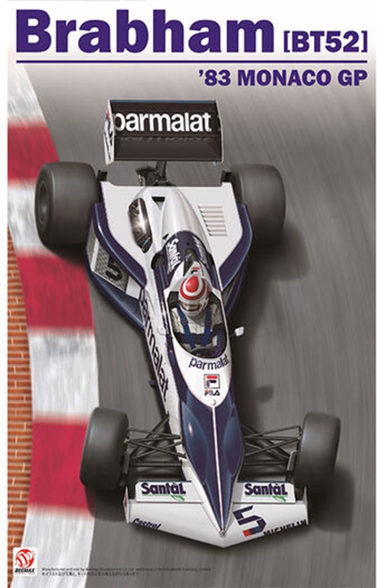Beemax Modelbouwpakket Auto - 20002 Brabham (BT52) 83 Monaco GP - Formula 1 Auto Plastic - 1:20 -