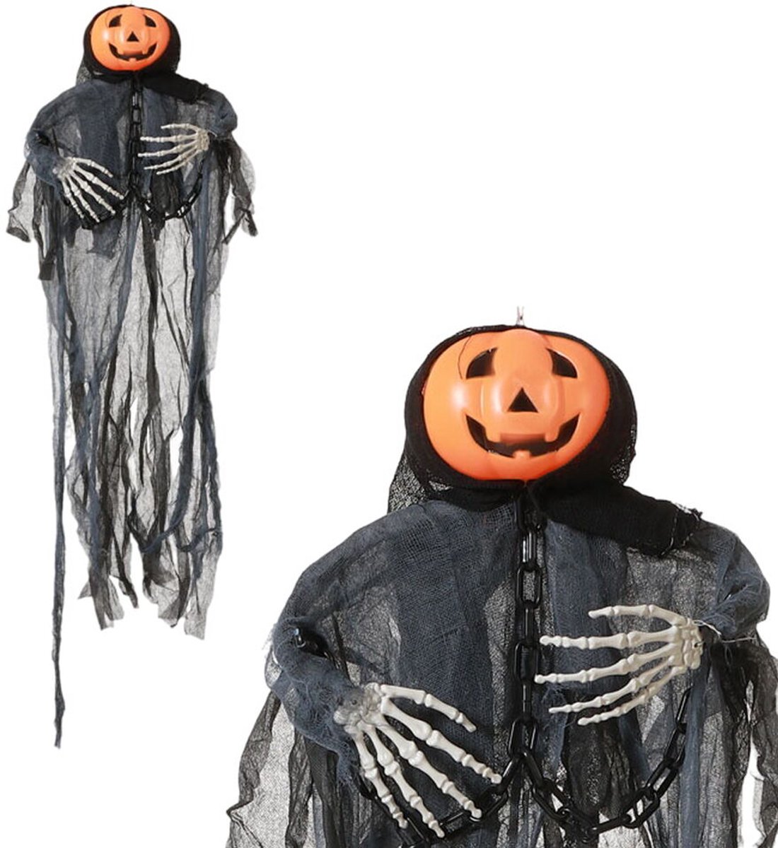 Halloween Decoraties 100 x 54 cm Pompoen