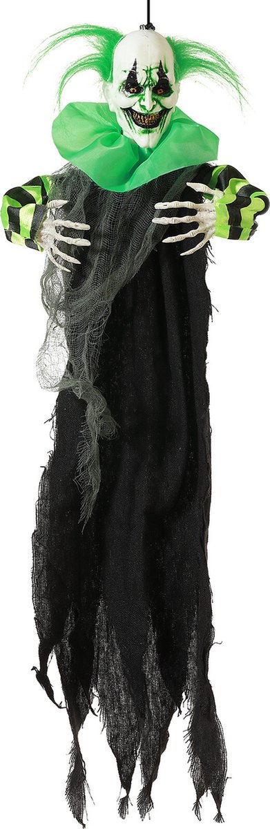Hangende Halloween Clown Skelet 60cm