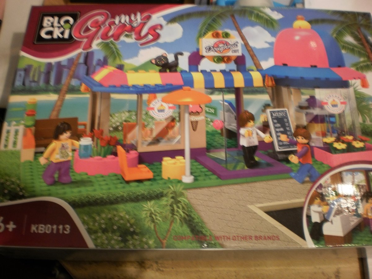 Bouwstenen Blocki My Girls cafe
