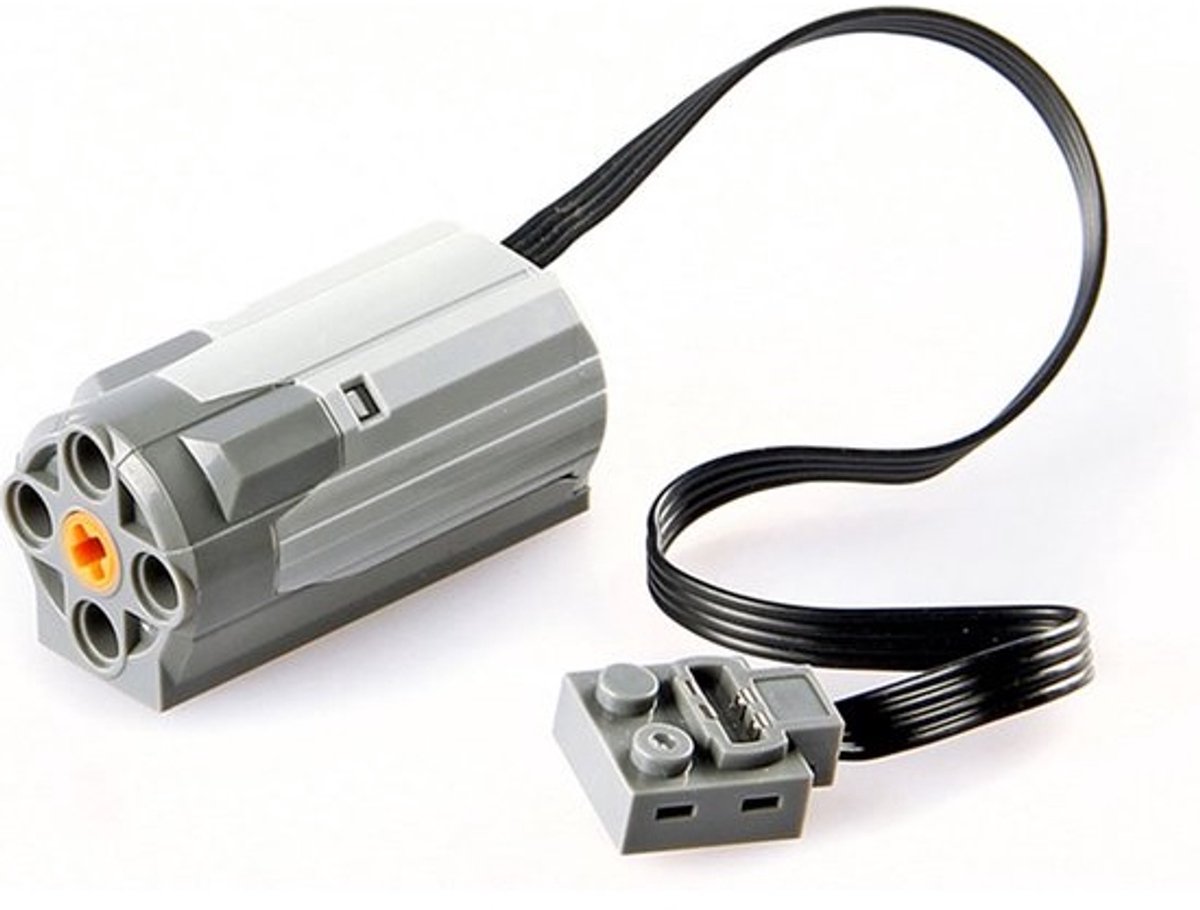 bricksNblocks® M Motor - Powerfuncties - Serie 8883 - Compatible met grote merken - is te combineren met technische blokjes motor systeem - alternatief voor Deense 8883