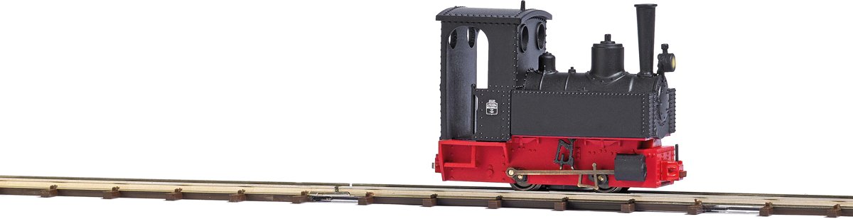 DAMPFLOK MIT SCHEINWERFER