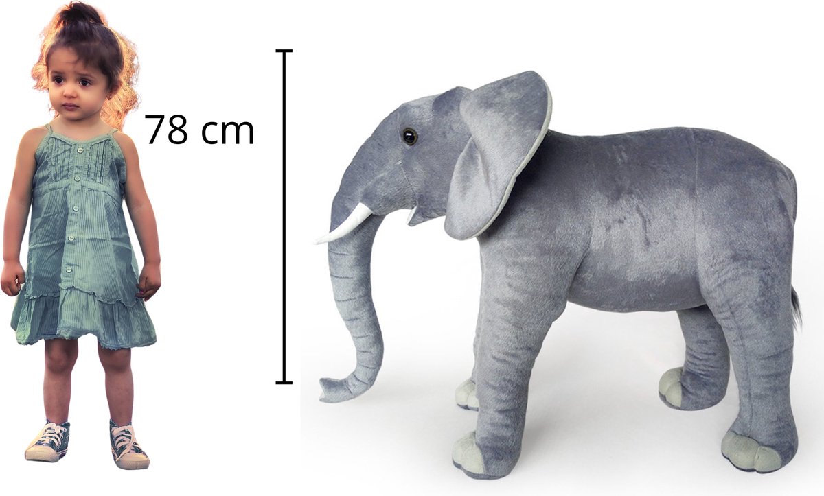 Cabino Knuffel Olifant 78 cm