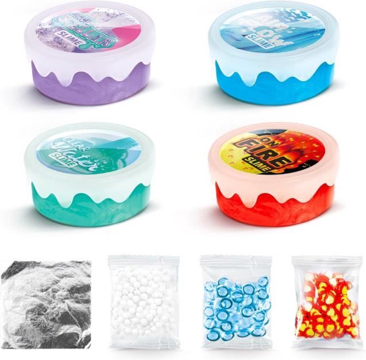 Canal Toys - SO SLIME DIY - Xtra Sensation Multipack - Met 4 sensation slimes en decoraties - SSC 308