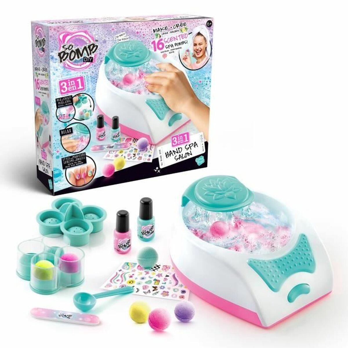Canal Toys - So Bomb - 3-in-1 handspa-salon - BBD 050