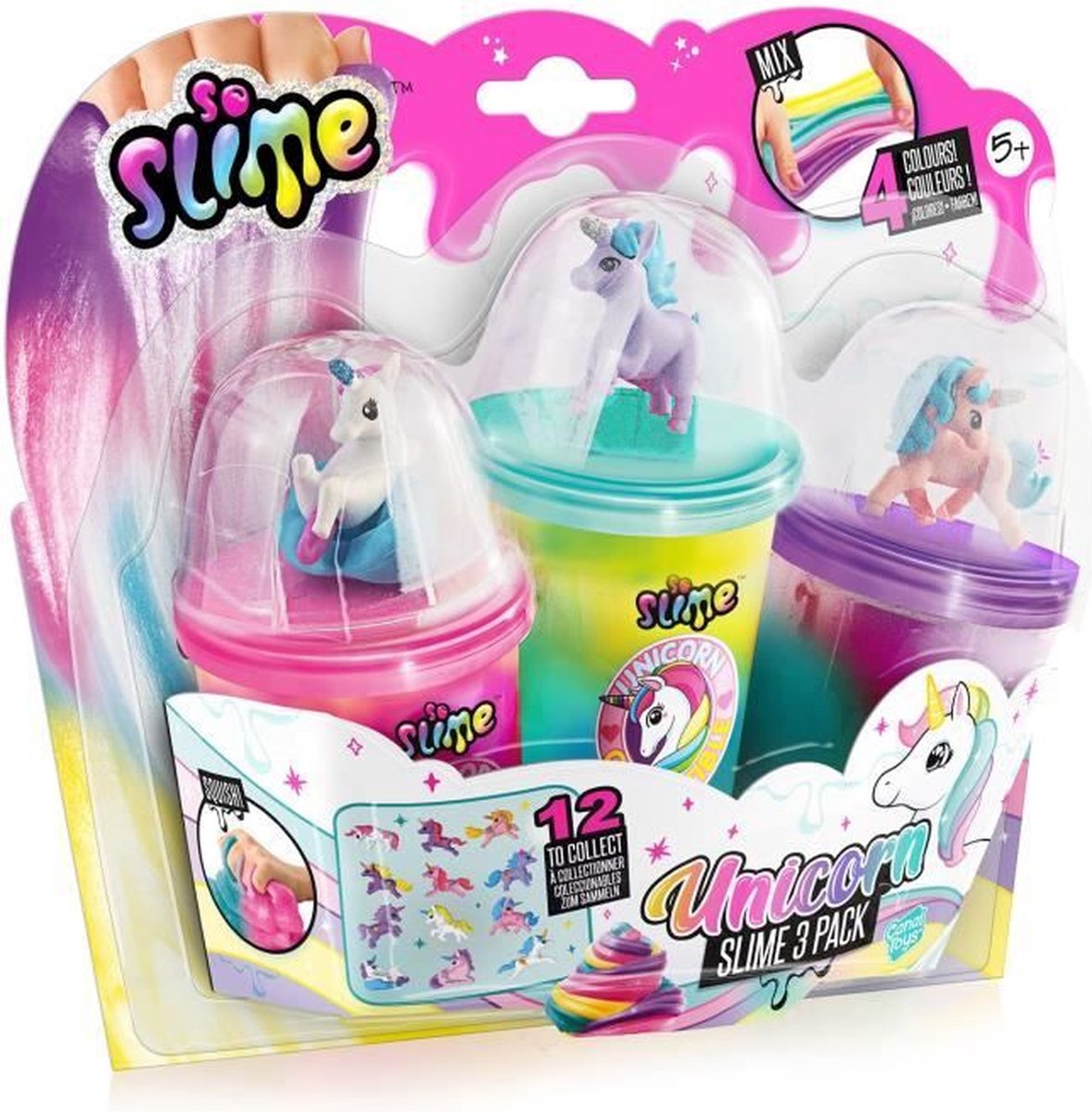 Canal Toys - So Slime - Verzamelpakket van 3 Eenhoorn - SSC 269 - Canal Toys