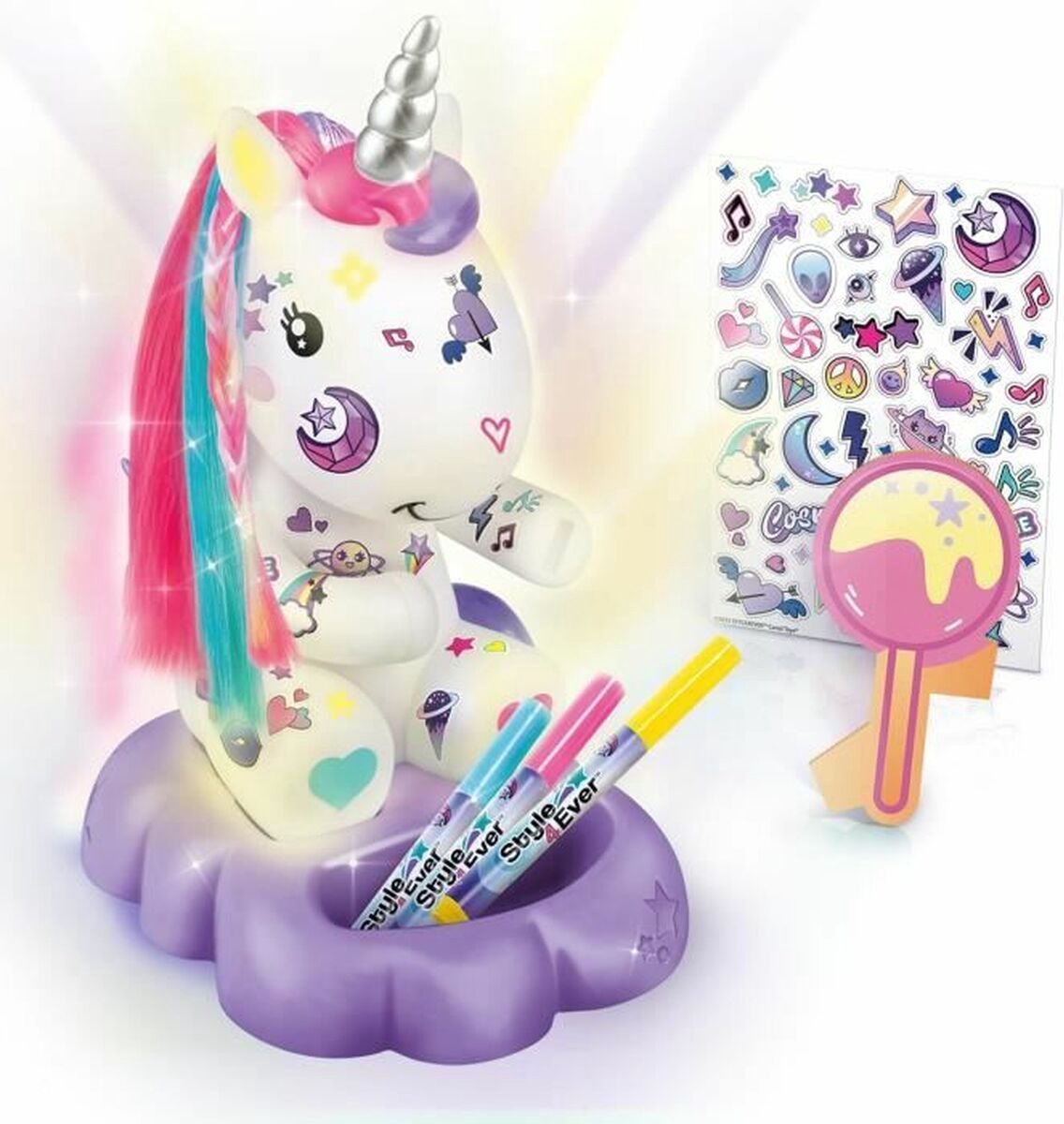 Verlichte Eenhoorn Canal Toys Cosmic Unicorn Lamp to Decorate Collectors Editio Multicolour