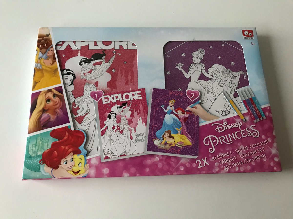 kleurset - kleuren - disney princes - princessen