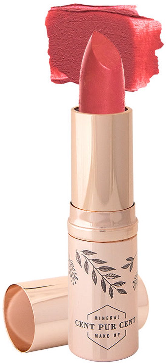Cent Pur Cent Mineral Lipstick Adorable - Hypoallergeen - Intense kleur - Luxe uitstraling - 4 ml