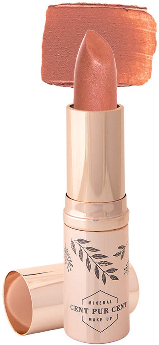 Cent Pur Cent Mineral Lipstick Creme Brulee 2.0 - Voedend - Zacht - 3 ml